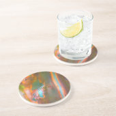 Eucalyptus Bark in de stijl van impressionist Zandsteen Onderzetter (Zijkant)