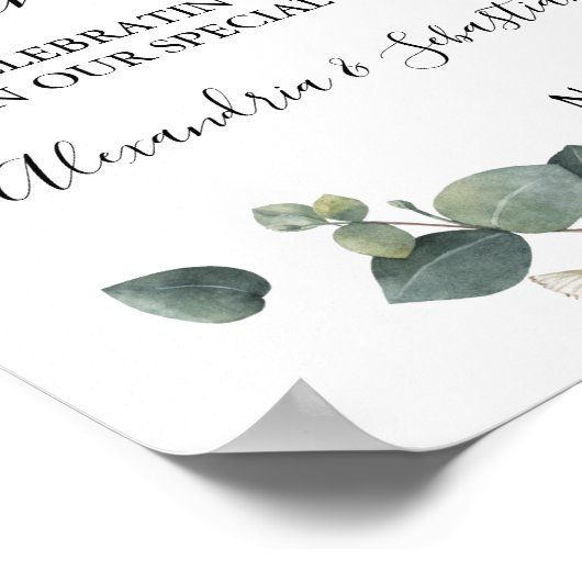 Eucalyptus bedankje poster (Hoek)