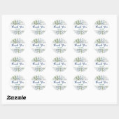 Eucalyptus bedanklabel ronde sticker (Vel)