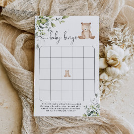 Eucalyptus beer baby shower bingo