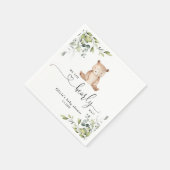 Eucalyptus beer baby shower servet (Hoek)