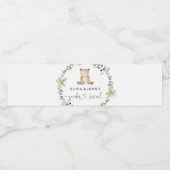 Eucalyptus beer geslacht laat zien waterfles etiket (Enkel label)