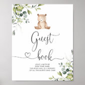 Eucalyptus beer Guest book Poster (Voorkant)