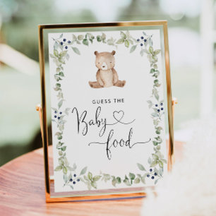 Eucalyptus beer raadt het baby voedsel poster