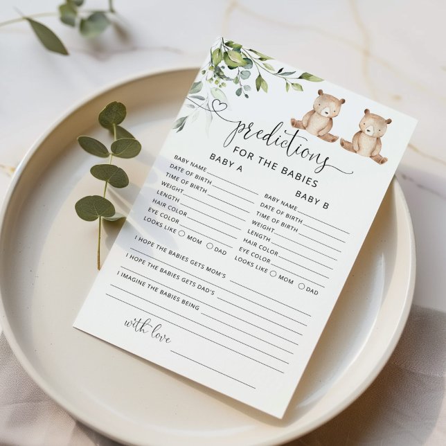 Eucalyptus beer tweeling voorspellingen voor baby' (Creator heeft geüpload)