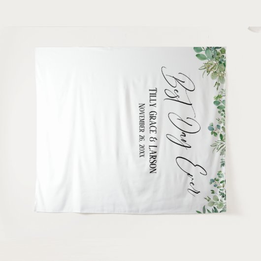 Eucalyptus Best Day Ever Foto Achtergrond Wandkleed (Voorkant (horizontaal))