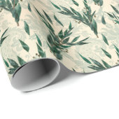 Eucalyptus betegelde elegant Weddenschap Cadeaupapier (Rol Hoek)