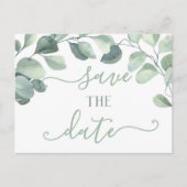 Eucalyptus Bewaar de datum Briefkaart (Voorkant)