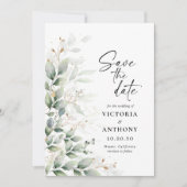 Eucalyptus Bewaar de Datum met Foto Vlakke Kaart (Voorkant)