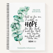 Eucalyptus Bible Verse About Hope Prayer Journal Notitieboek (Voorkant)