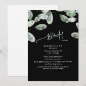 Eucalyptus Black Bruid Douche Kaart (Voorkant / Achterkant)