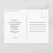 Eucalyptus Black gold vrijgezellenfeest Aankondigingskaart (Achterkant)