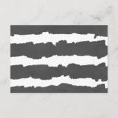 Eucalyptus Black White baby shower display douche Informatiekaartje (Achterkant)