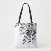 Eucalyptus Black & White Delight #1 #foliage #art Tote Bag (Voorkant)