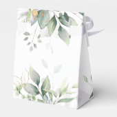 Eucalyptus blad groen bruiloft bedankdoosjes (Achterkant)