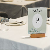 Eucalyptus blad groen bruiloft kaart