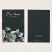 Eucalyptus blad ketting display kaart (Voorkant /achterkant)