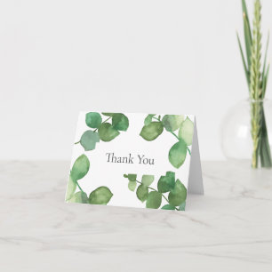 Eucalyptus Bladeren Groenery Dank U Kaart