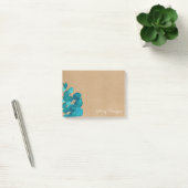 Eucalyptus Bladeren Rustieke Initiaal Naam Post-it® Notes (Kantoor)