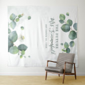 Eucalyptus Bladeren Succulent Fotohokje Wandkleed (In Situ (horizontaal))