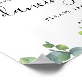 Eucalyptus Bladeren Trouw Flip Flops Poster (Hoek)