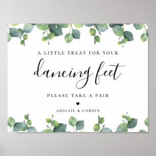 Eucalyptus Bladeren Trouw Flip Flops Poster