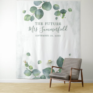Eucalyptus Bladeren Vetplant Foto Booth Wandkleed