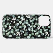 Eucalyptus bladeren: witte bloemen patroon Case-Mate iPhone case (Achterkant (horizontaal))