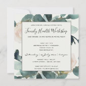 EUCALYPTUS BLAOS ROZENLOOF WORKSHOP EVENEMENT KAART (Voorkant)