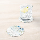 Eucalyptus blauw bloesem baby in bloesem baby show kartonnen onderzetters (Insitu)