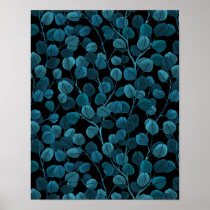 eucalyptus_blauw poster