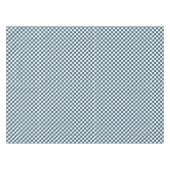Eucalyptus Blauw Wit Geruit Patroon Home Decor Tafelkleed (Voorkant (Horizontaal))