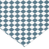 Eucalyptus Blauw Wit Geruit Patroon Home Decor Tafelkleed (Gekanteld)