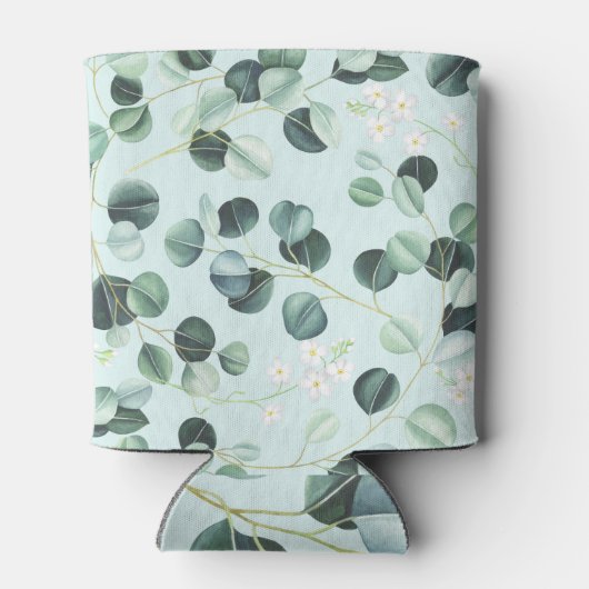 Eucalyptus Bliss: Turquoise Waterverf. Blikjeskoeler (Achterkant)