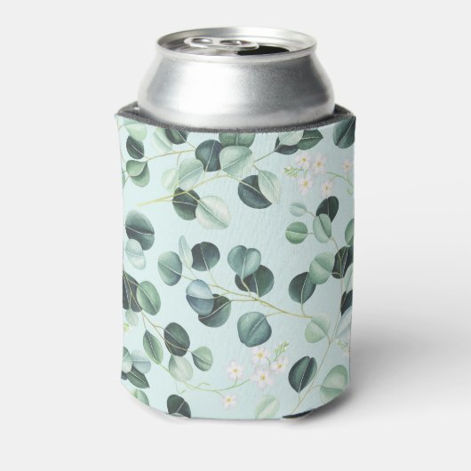 Eucalyptus Bliss: Turquoise Waterverf. Blikjeskoeler (Blikje Achterkant)