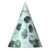 Eucalyptus Bliss: Turquoise Waterverf. Feesthoedjes (Links)