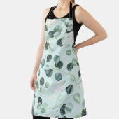 Eucalyptus Bliss: Turquoise Waterverf. Schort (Insitu)