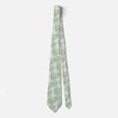 Eucalyptus Bloem Batik Stropdas (Voorkant)