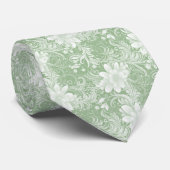 Eucalyptus Bloem Batik Stropdas (Opgerold)