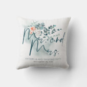 Eucalyptus bloem groen boeket elegant kussen (Achterkant)