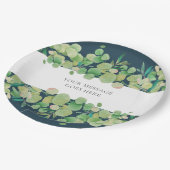 Eucalyptus Bloem Papieren Bordje (Gekanteld)