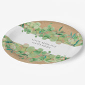 Eucalyptus Bloem Papieren Bordje (Gekanteld)