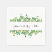 Eucalyptus Bloem Servet (Voorkant)