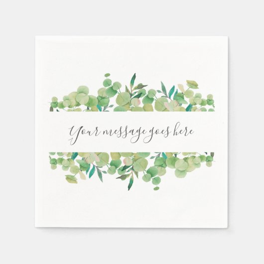 Eucalyptus Bloem Servet (Voorkant)