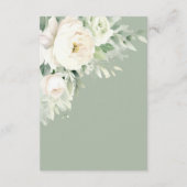 Eucalyptus Bloemen Bruiloft RSVP Behuizing Kaart (Achterkant)