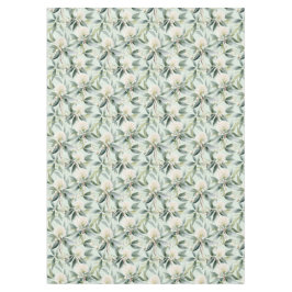 Eucalyptus Bloemen Groene Witte Stof Tafelkleed
