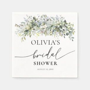 Eucalyptus Bloemen Trouwceremonie Servet