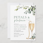 Eucalyptus Bloemen Vrijgezellenfeest BLAADJES & Pr Kaart (Voorkant)