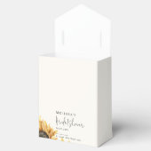 Eucalyptus Bloemen Zonnebloem Bruidsdiner Bedankdoosjes (Geopend)