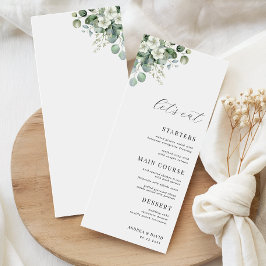 Eucalyptus bloemenbladeren Laten we het script bru Menu